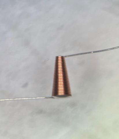 High Frequency Wide Temperature Tapered Inductor 91MLT6000503R 1400nH Inductor for RF Application